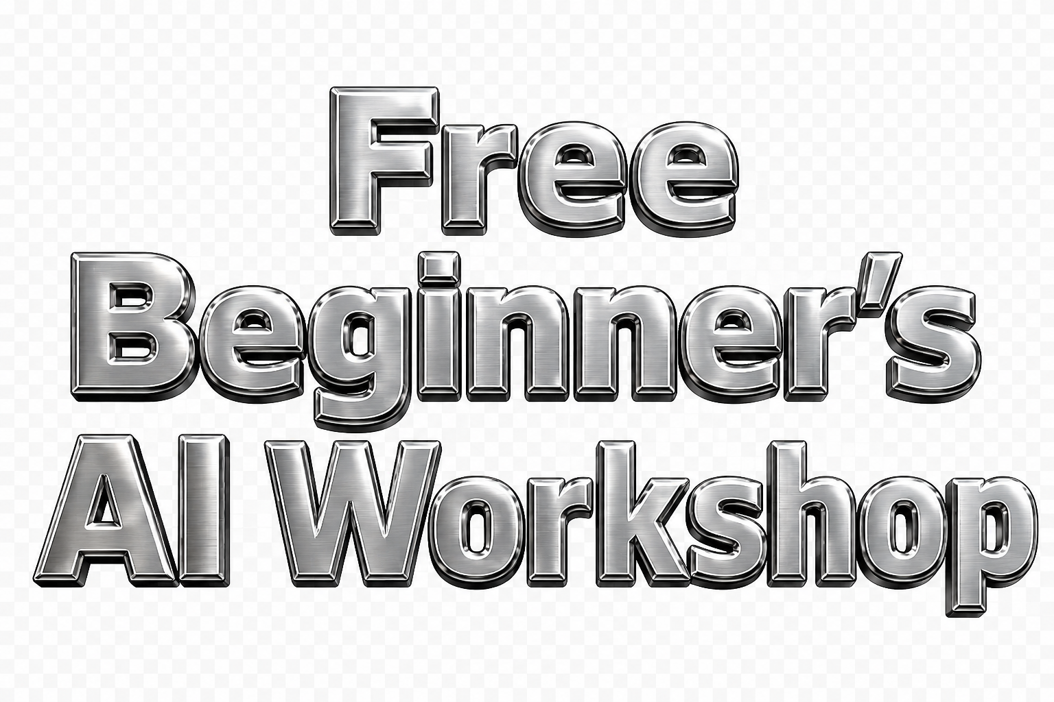 Free Beginners Workshop